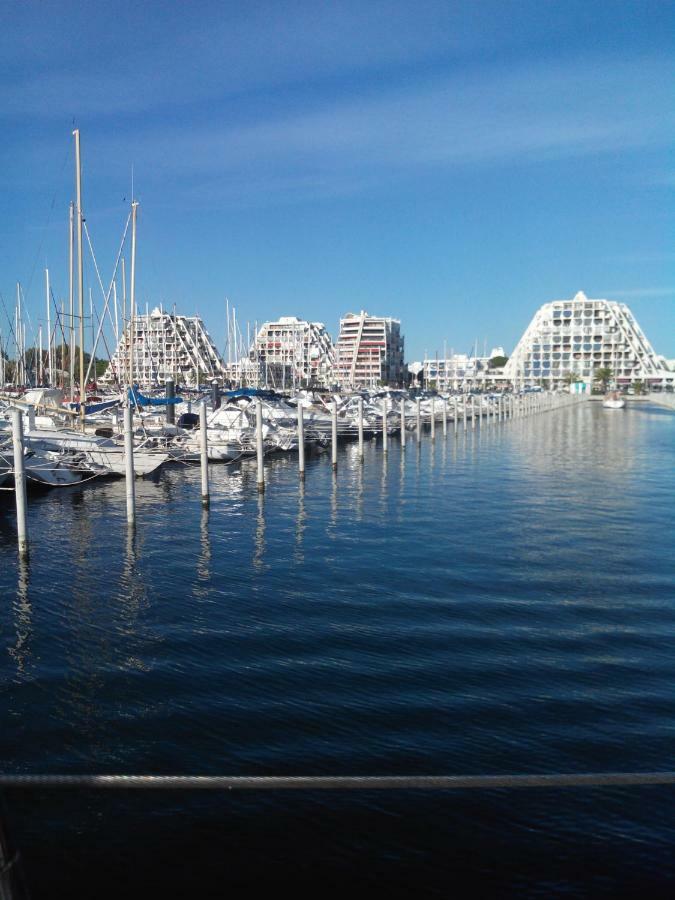 T2 Superbe Vue Port Et Mer La Grande-Motte Buitenkant foto